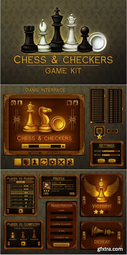 Craftpix - Chess and Checkers Game Kit
