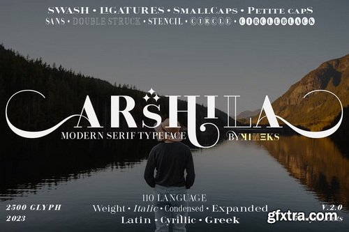 CreativeMarket - Arshila | Modern Serif Typeface V2