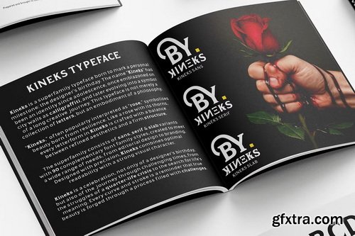 CreativeMarket - Kineks Neo-Grotesque Typeface 90 Fonts