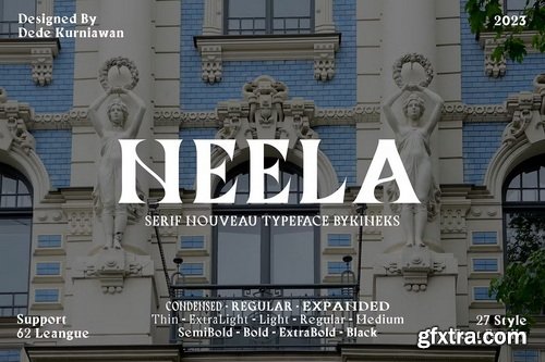 CreativeMarket - Neela Serif Nouveau Typeface 27 Font