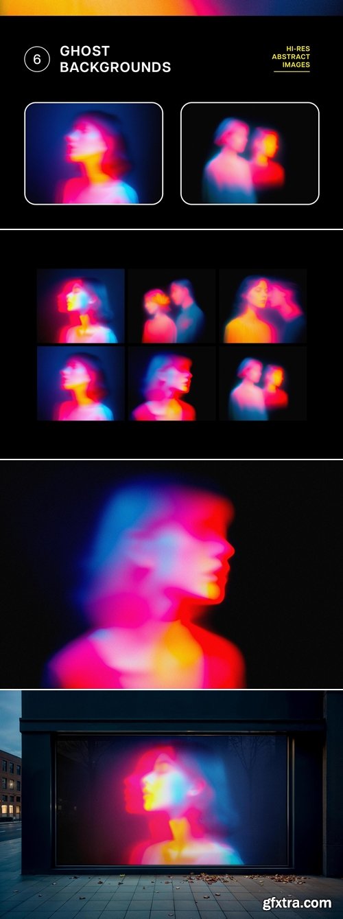 YouWorkforThem - Abstract Ghost Backgrounds Graphics