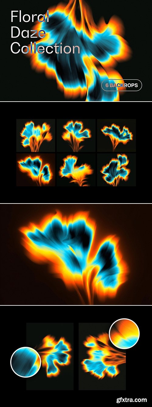 YouWorkforThem - Floral Daze Backgrounds Graphics