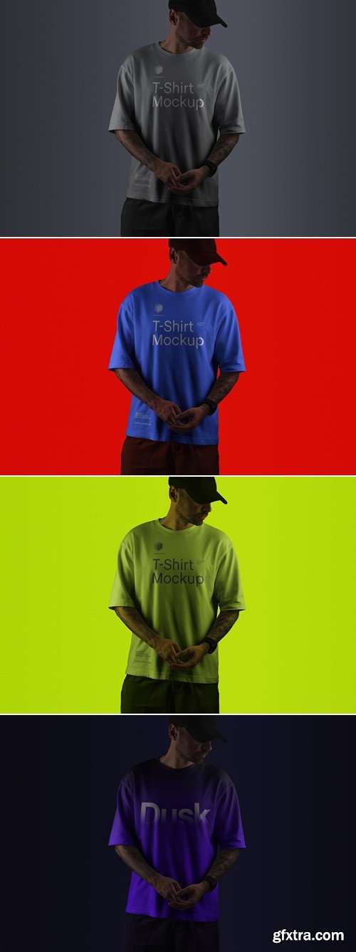 Pixellbuddha - DUSK Studio Light T-Shirt Mockup