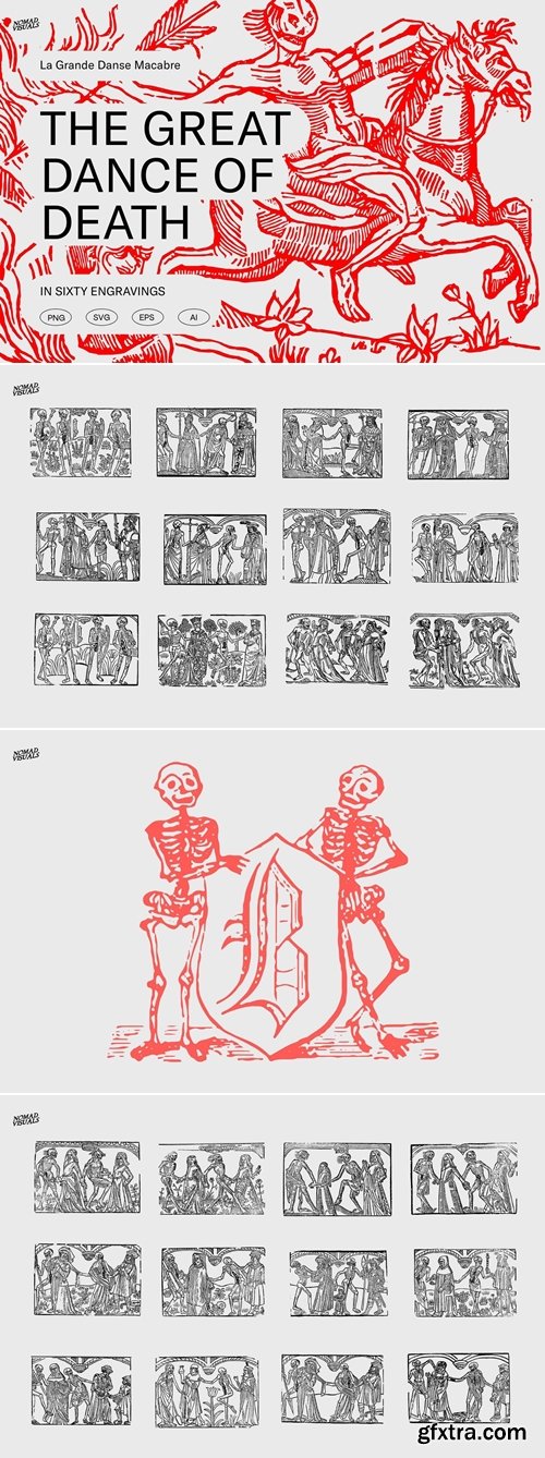 CreativeMarket - The Great Dance of Death 7022707