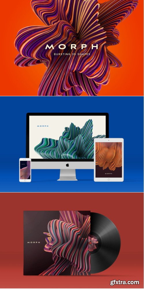 Chromasupply - Morph: Bursting 3D Shapes