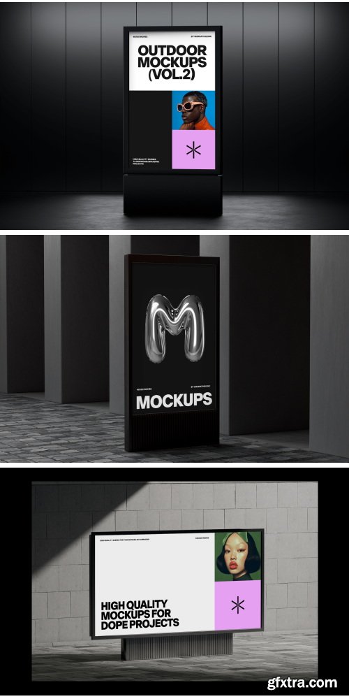 Wannathis - Outdoor billboard mockups vol.2