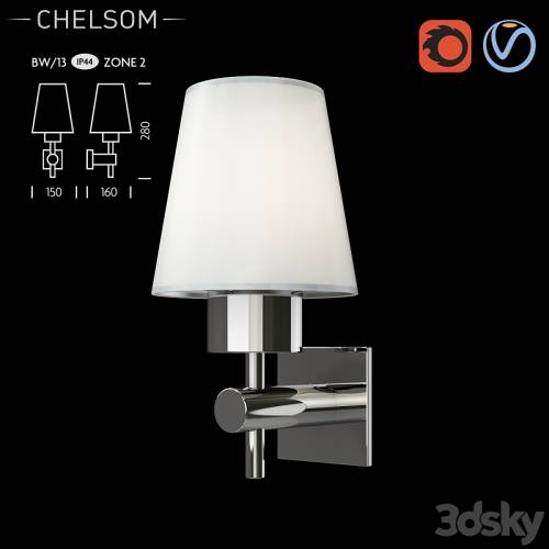 '3dsky Pro - Chelsom Bathroom (IP44) BW 13'