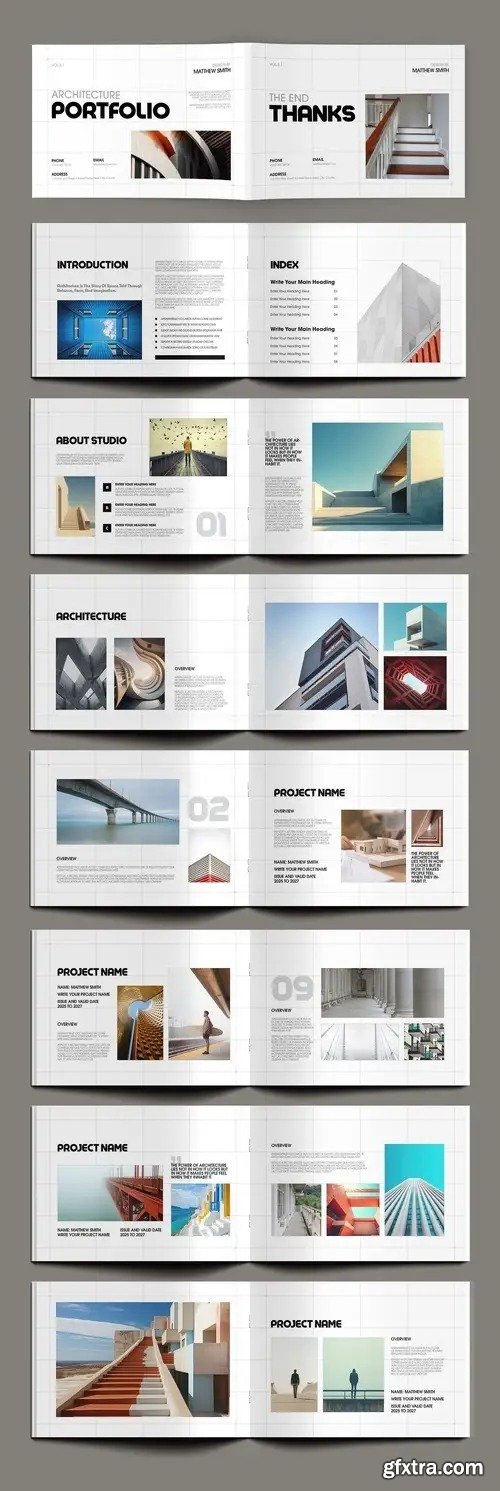 Modern Architecture Portfolio Template for Creative Project Showcase 1668007213