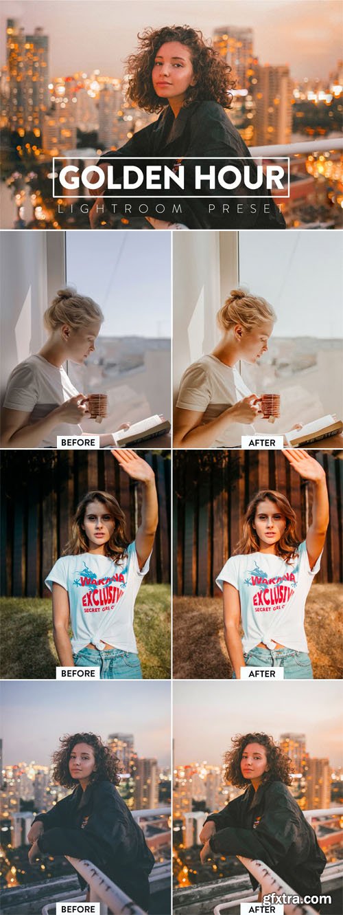 Golden Hour - 10 Mobile & Desktop Lightroom Presets