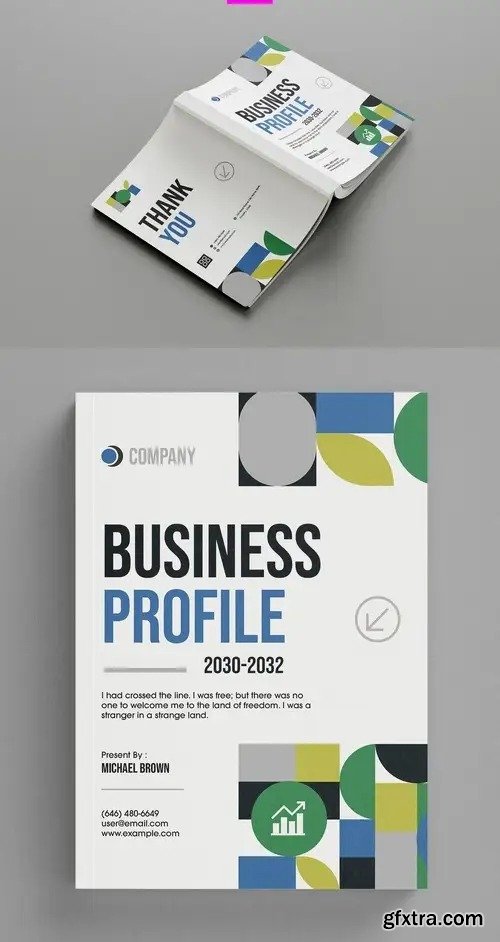 Modern Business Profile Book Cover Design Template 1665985924