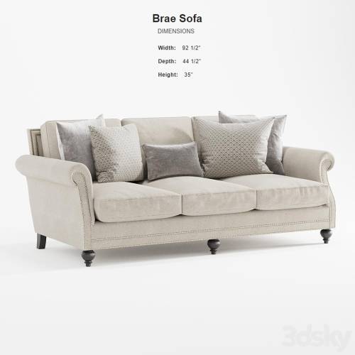 '3dsky Pro - Bernhardt Brae Sofa'