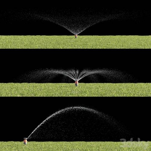 '3dsky Pro - watering the lawn'