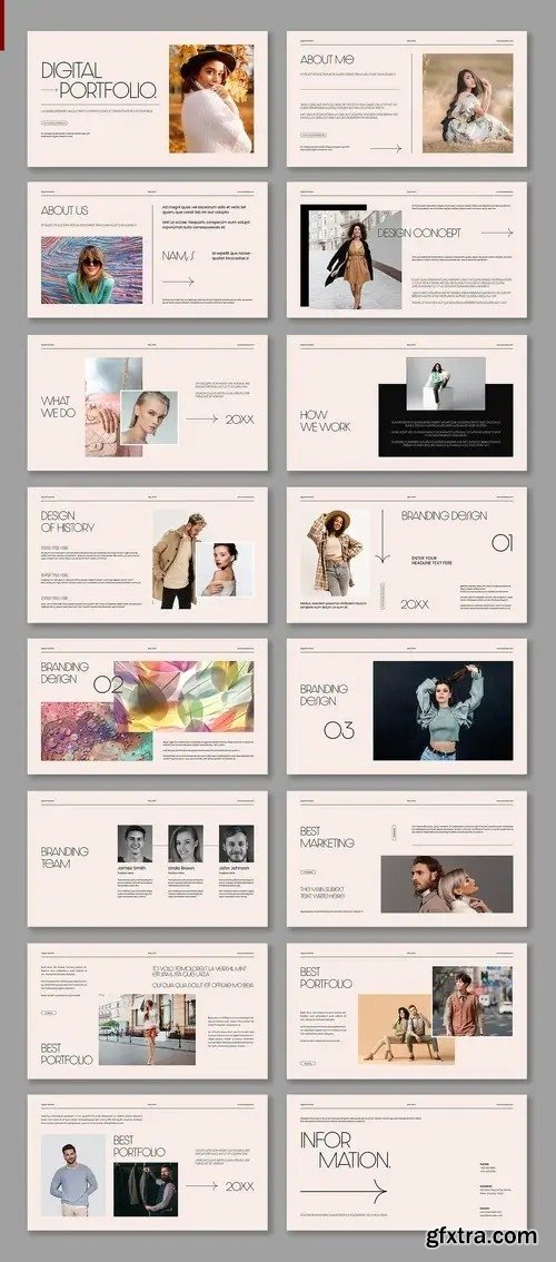 Minimal Portfolio Presentation Template 1657598231