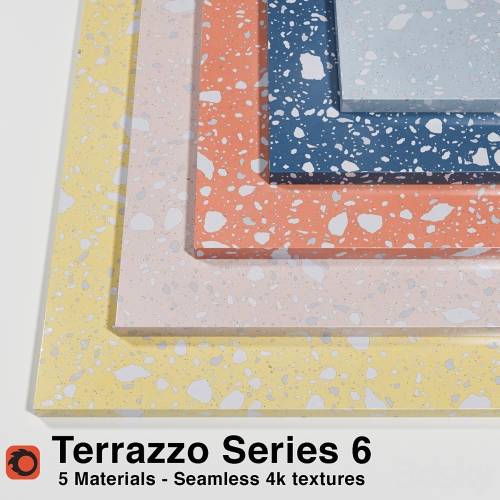 '3dsky Pro - Terrazzo - Series 6 (5 Seamless Materials)'