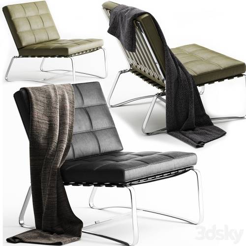 '3dsky Pro - Armchair Delaunay Quit Minotti'