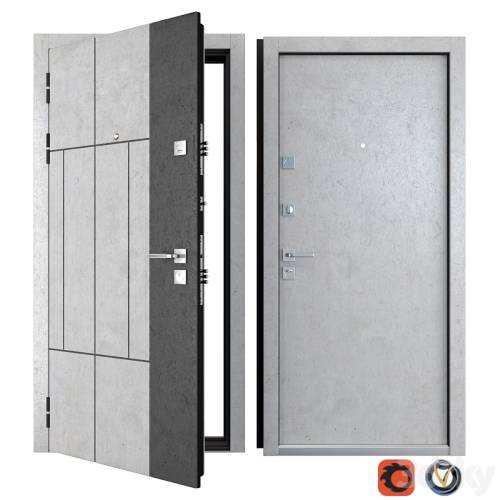 '3dsky Pro - Entrance metal door Arcadia (Zimen)'