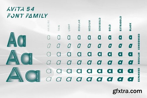 CreativeMarket - Avita Geometric Sans Typeface