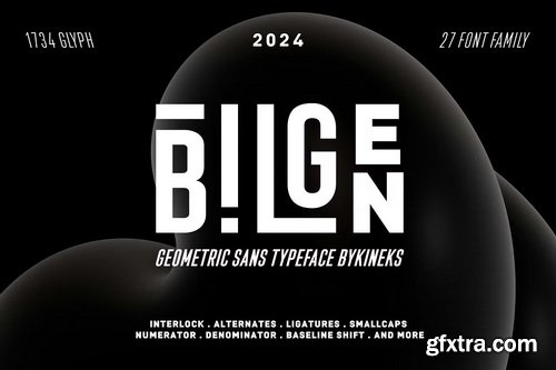 CreativeMarket - Bilgen Geometric Sans