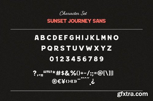 CreativeMarket - Sunset Journey Sans & Script Duo