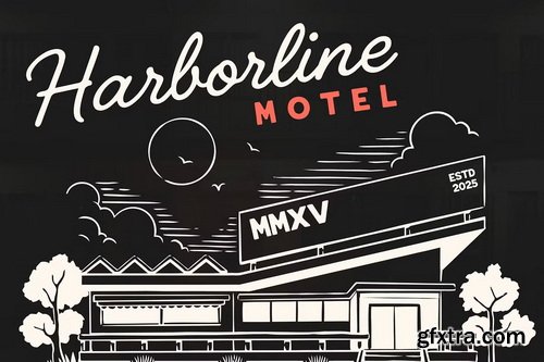 CreativeMarket - Sunset Journey Sans & Script Duo