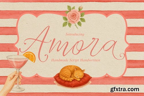 CreativeMarket - Amora Handmade Handwritten Script