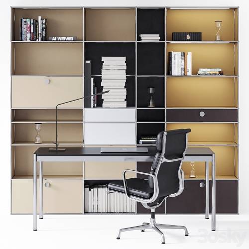 '3dsky Pro - USM Haller & Vitra Office set'