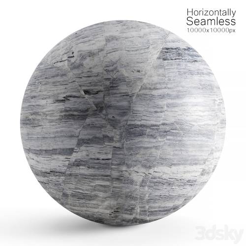 '3dsky Pro - Seamless horizontal gray marble material'