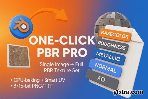 One-Click PBR Pro v0.8.1 for Blender