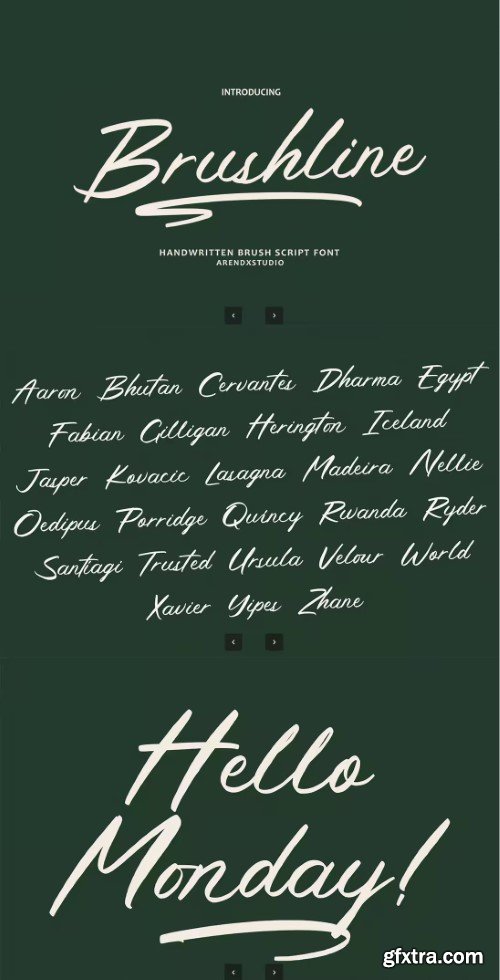 Brushline - Script Font