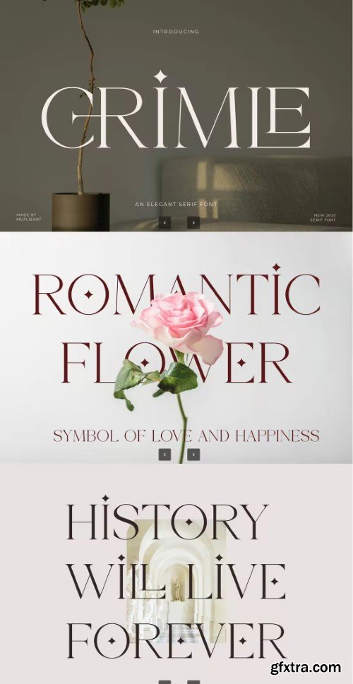 Creativemarket - Crimle - An Elegant Serif Font