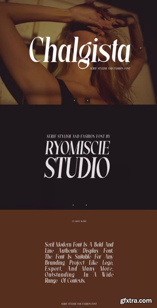 Chalgista - Serif Stylish And Fashion Font