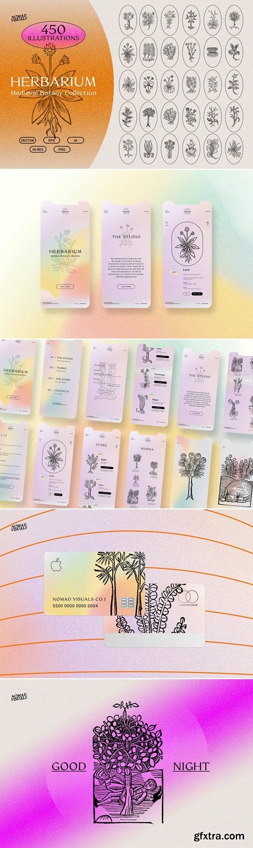 Studio2am - Herbarium Medieval Botany Collection