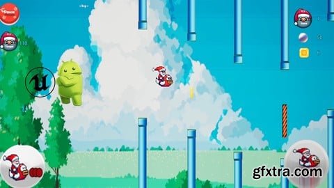Udemy - Unreal Engine 5 Blueprint: Santa Flappy 2D Game Course