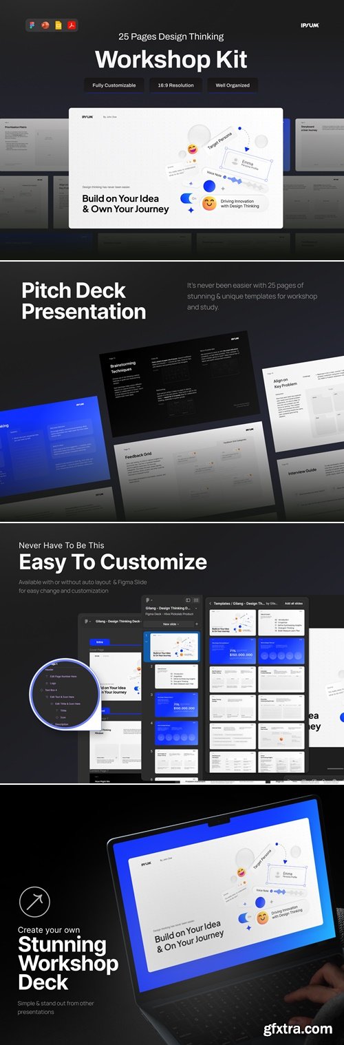 Design Thinking Workshop Kit Pitch Deck - Ipsum