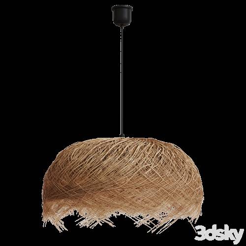 '3dsky Pro - Rattan chandelier Samai La Redoute'