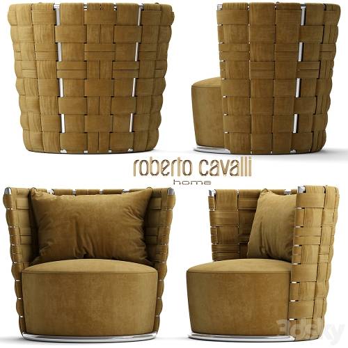 '3dsky Pro - roberto cavalli Lounge Occasional Chairs Bell Armchair'