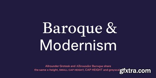 MyFonts - Allrounder Baroque Font Family 10xOTF