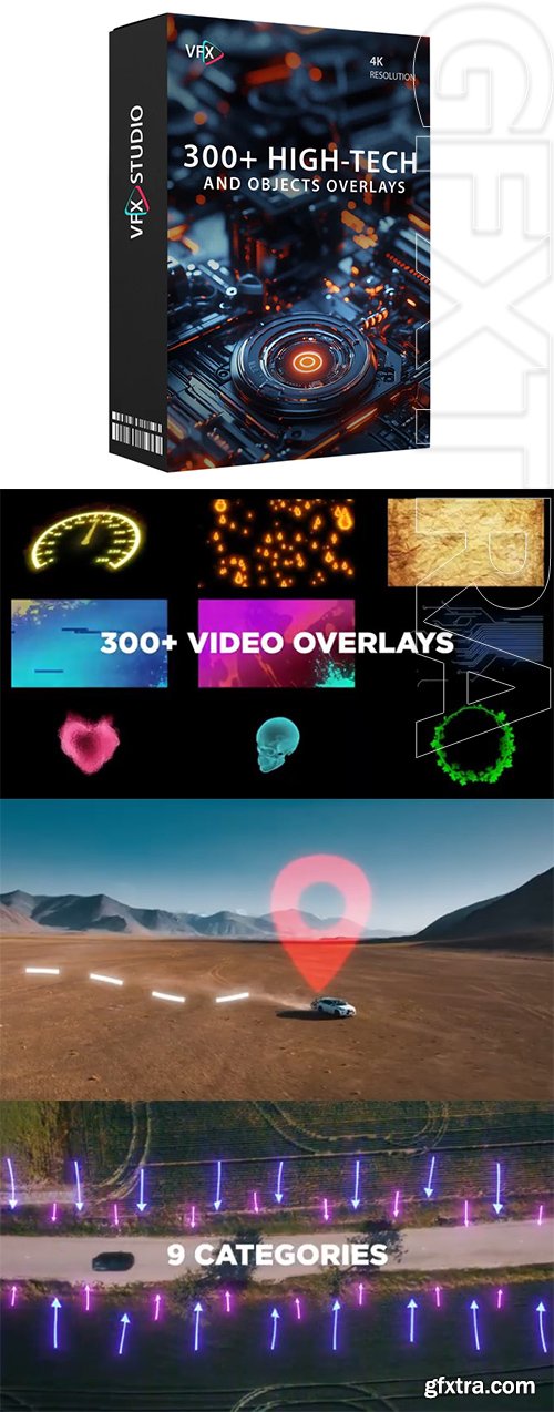 VfxStudio - 300+ High-Tech and Objects Overlays VfxStudio - 300+ High-Tech and Objects Overlays
