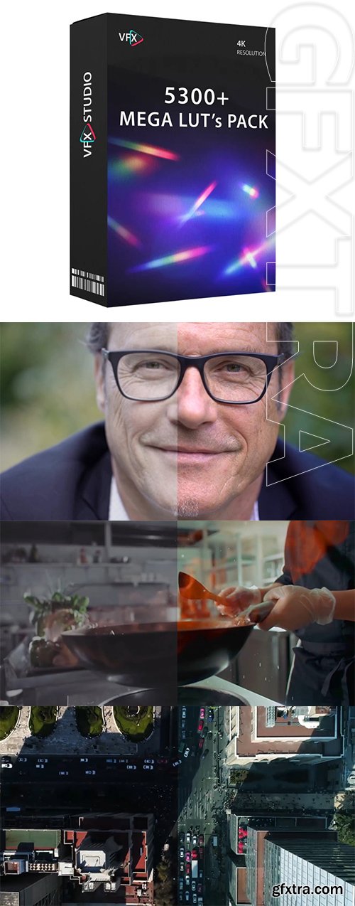 VfxStudio - 5300+ Mega LUT Pack VfxStudio - 5300+ Mega LUT Pack
