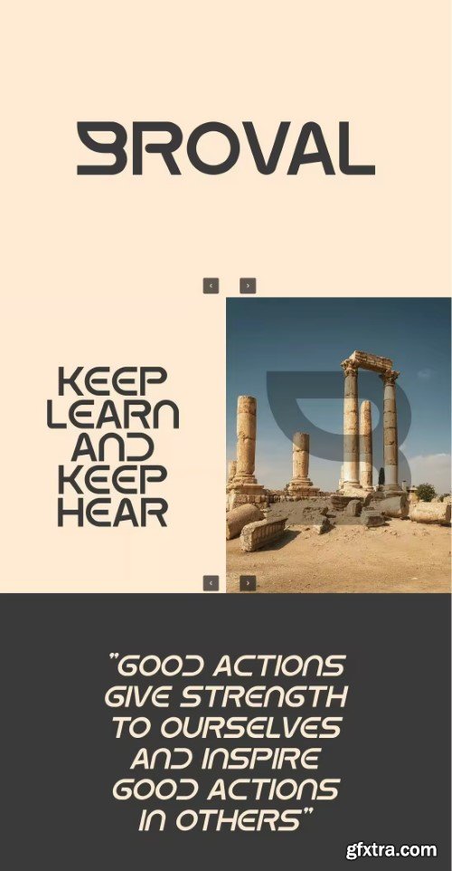 Creativemarket - Broval Modern Strong Sans