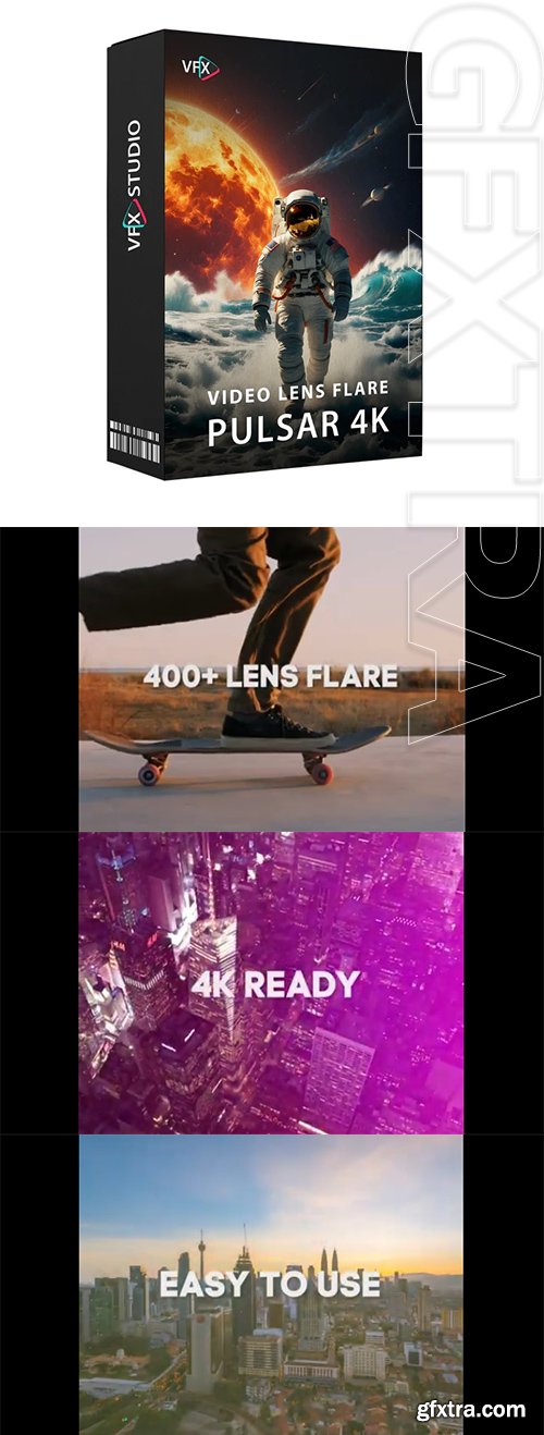 VfxStudio - Pulsar-4K 420+ Video Lens Flare VfxStudio - Pulsar-4K 420+ Video Lens Flare