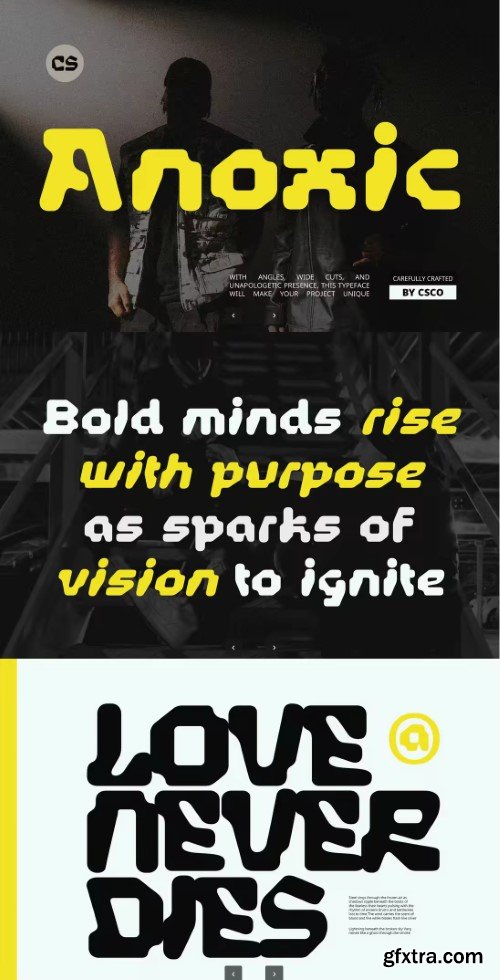 Creativemarket - Anoxic – Bold Font