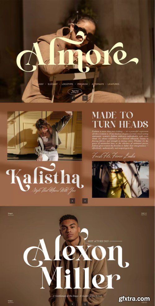 Creativemarket - Almore || Modern Serif Font