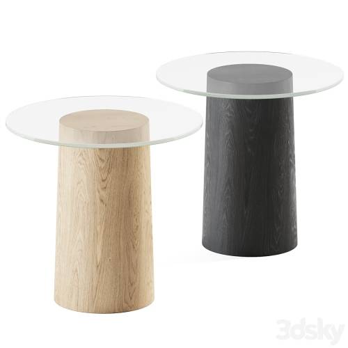 '3dsky Pro - Stub Side Table Oak Fritz Hansen / Coffee Table'