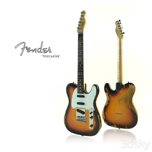'3dsky Pro - Fender Telecaster Used Corona'