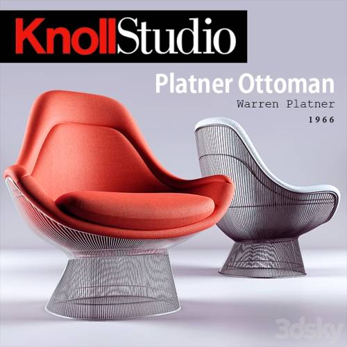 '3dsky Pro - Platner Ottoman chair'