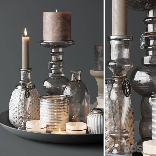 '3dsky Pro - Candles set'