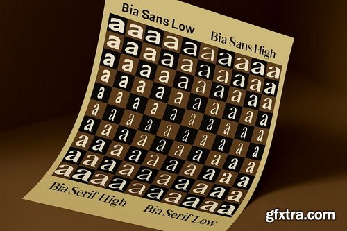 CreativeMarket - Bia Transitional Serif & Sans