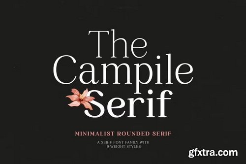 CreativeMarket - Campile Minimalist Rounded Serif
