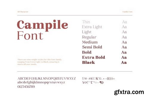 CreativeMarket - Campile Minimalist Rounded Serif